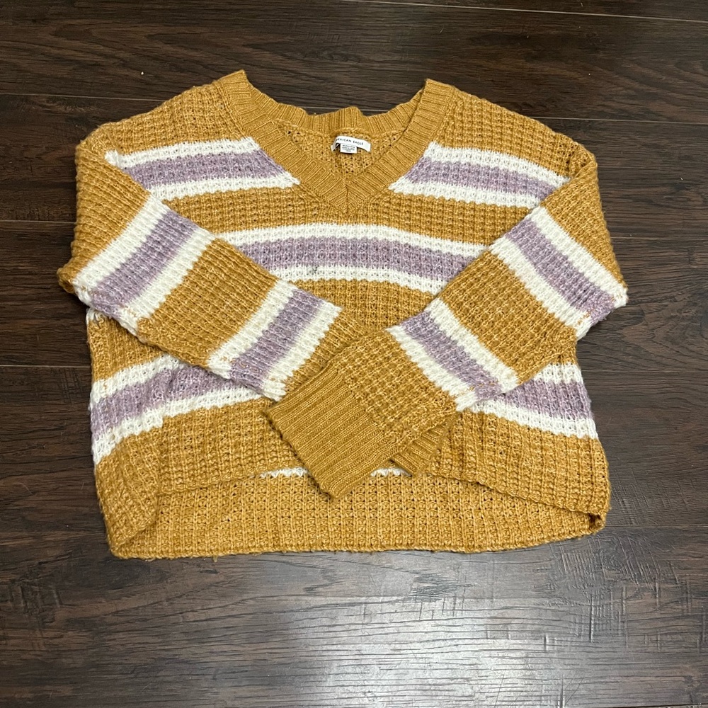 anerican eagle striped sweater